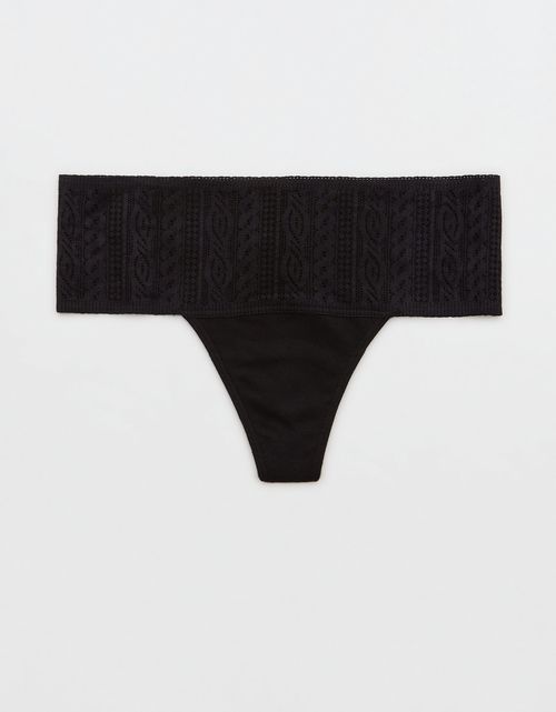 Ropa interior de encaje de algodón Aerie