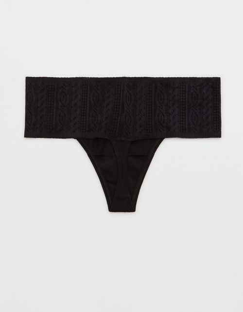 Ropa interior de encaje de algodón Aerie