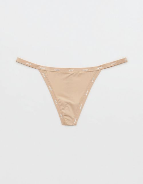 Undie Aerie Thong Smoothez en microfibra