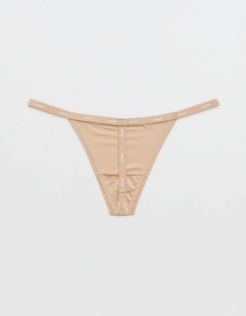 Undie Aerie Thong Smoothez en microfibra