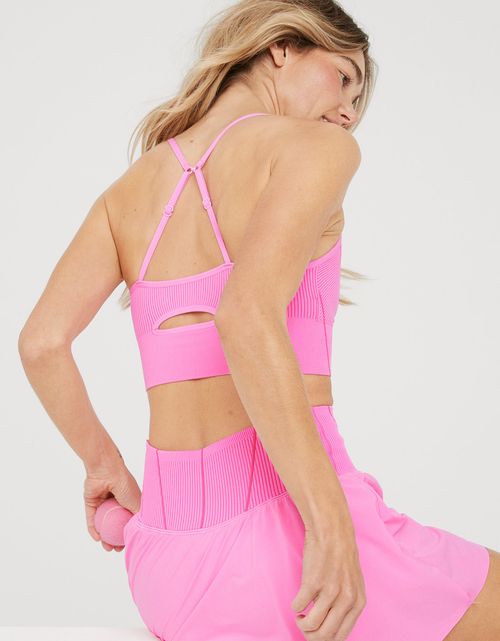 Bra Offline by Aerie deportivo con banda corset sin costuras ¡Un momento Real Me!