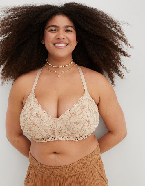 Bralette Aerie de encaje con almohadillas para un día de playa