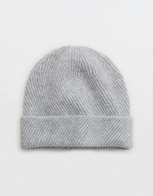 Gorro Aerie de fantástico cachemir acanalado