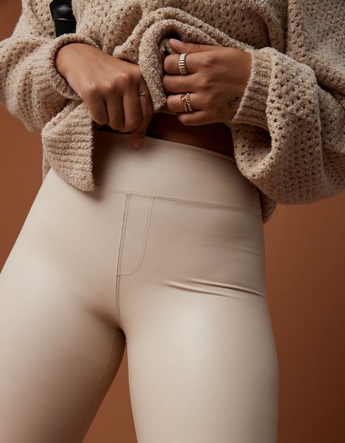 Legging Offline by Aerie real con malla de piel sintética