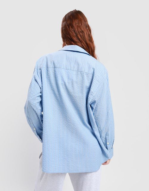 Camisa Aerie Seersucker Pj-to-party