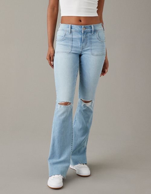 Jeans tiro bajo para mujer American Eagle