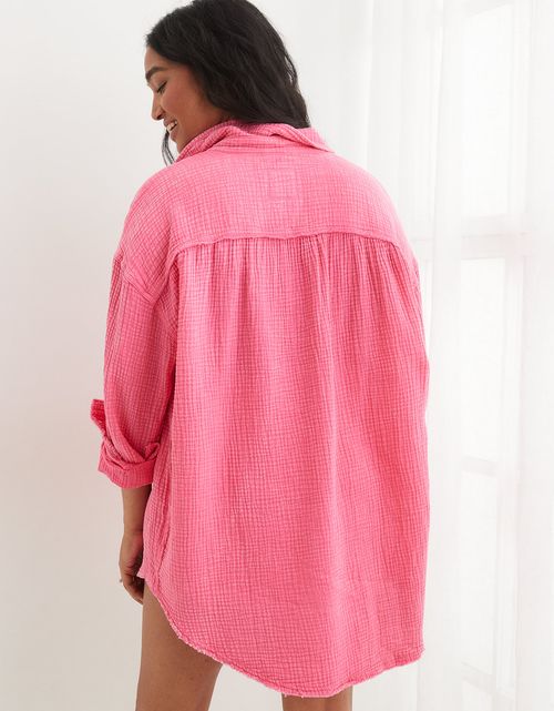 Camisa Tipo Western Aerie manga larga