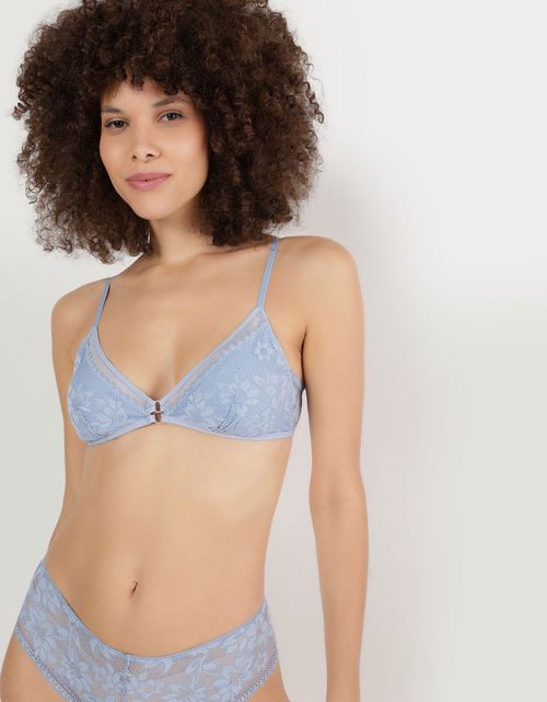 Bralette Triangular de Encaje Mujer Aerie