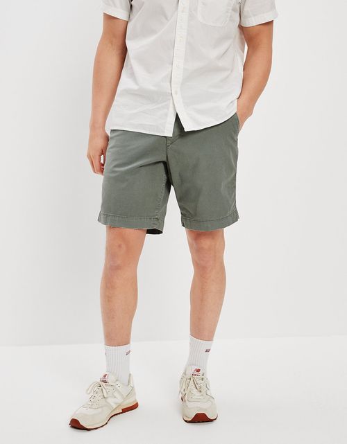 Khaki Short AE Flex 23 c.m. Lived-in