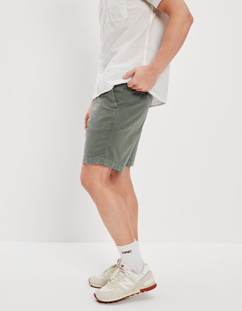 Khaki Short AE Flex 23 c.m. Lived-in