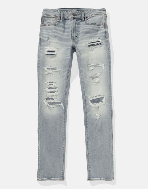 Jean Slim con parches Hombre AE