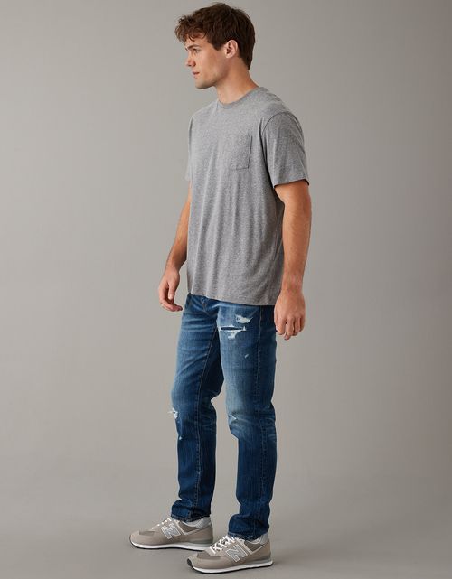 Jean Athletic con parches Hombre AE