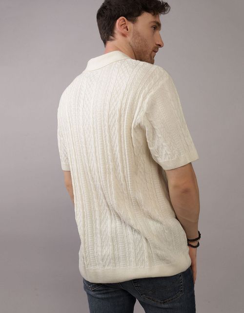 Camiseta Tipo Polo Manga Corta Hombre AE
