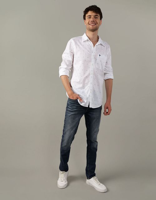 Camisa AE Slim fit con botones