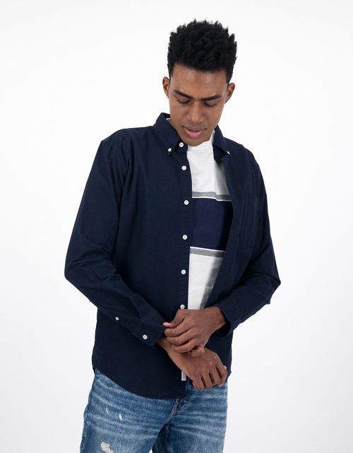 Camisa Slim fit Ae Oxford con botones