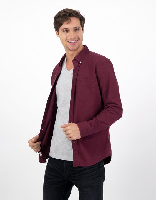 Camisa Slim fit Ae Oxford con botones