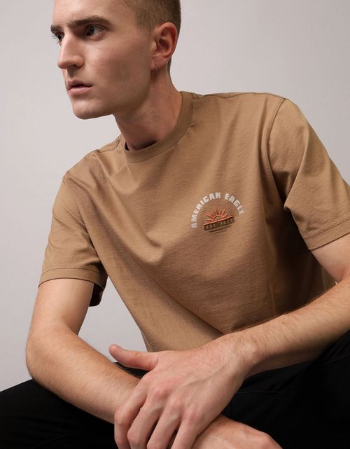 Camiseta con Gráfico Manga Corta Hombre AE