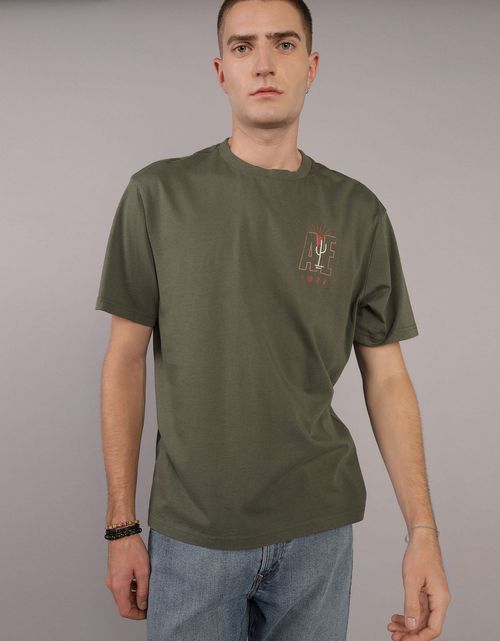 Camiseta con Gráfico Manga Corta Hombre AE