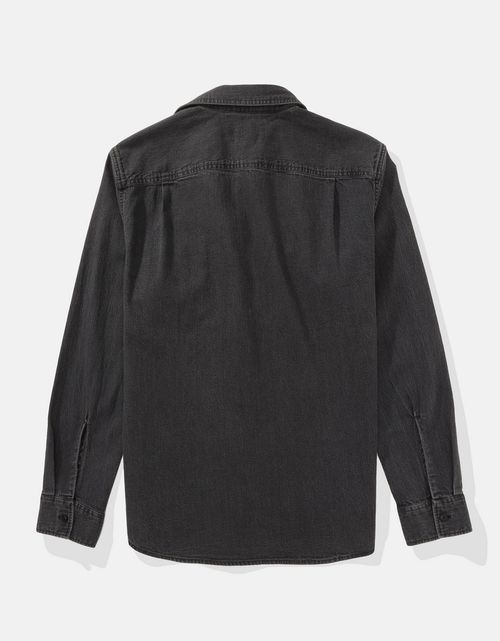 Camisa en Denim Manga Larga Hombre AE