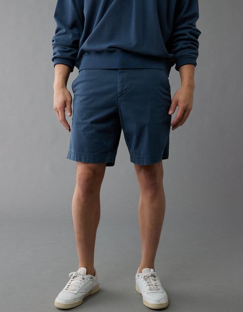 Khaki Short AE Flex 23 c.m. Lived-in