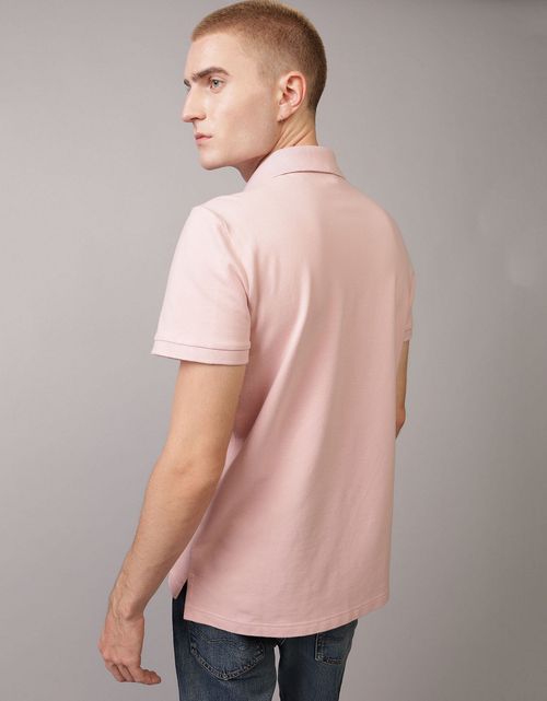 Camiseta Tipo Polo Slim Manga Corta Hombre AE