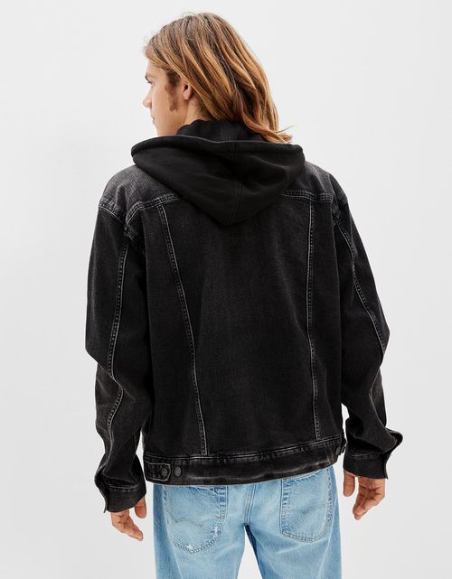 Chaqueta en denim Ae con capucha