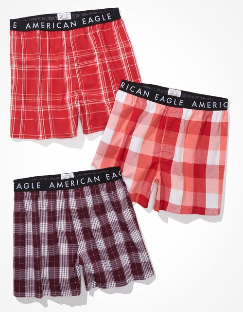 Pack de 3 Bóxer Short Aeo con Stretch