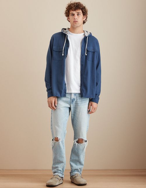 Camiseta AE Super suave Slub tipo hoodie
