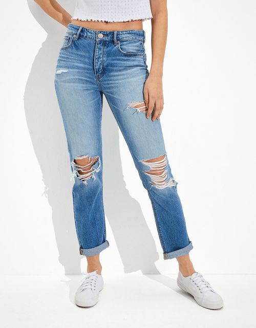 Tomgirl Jean AE con rotos de tiro bajo