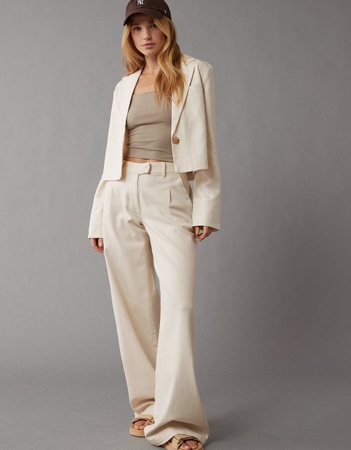 Blazer AE tipo cropped de Mujer