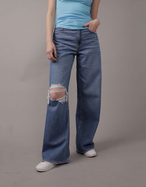 Jean Baggy mom AE con rotos