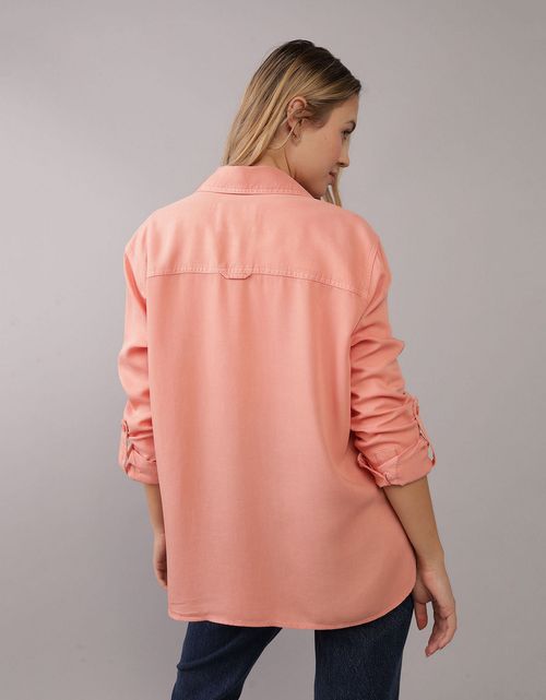 Camisa AE con botones manga larga de Mujer