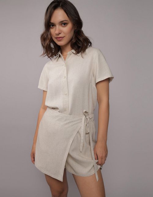 Camisa manga corta Ae con botones