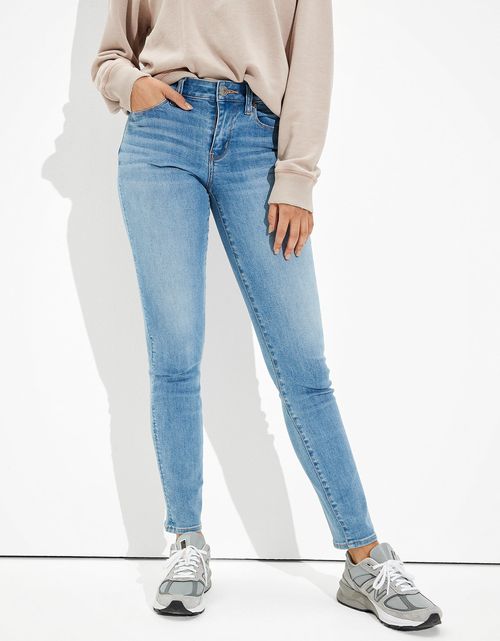 Jean AE Ne(x)t Level Skinny de tiro bajo