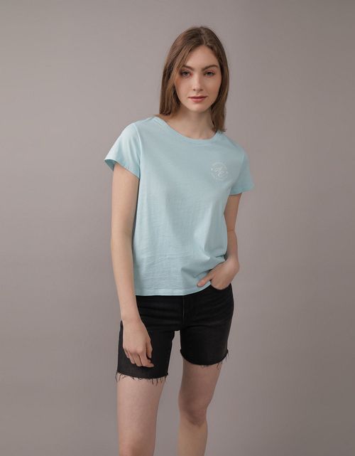 Camiseta AE gráfica con corte ajustado