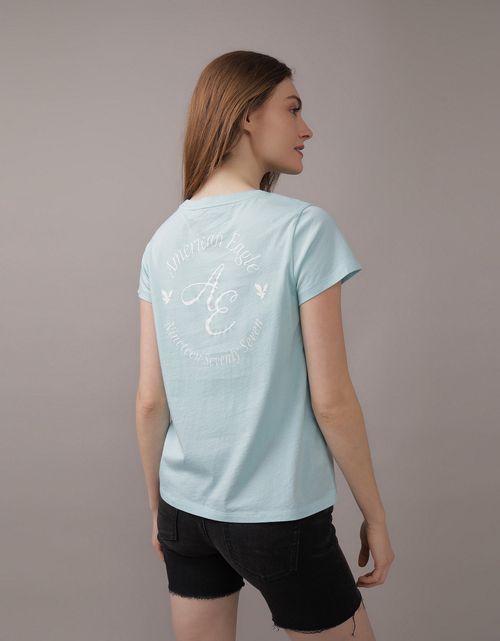 Camiseta AE gráfica con corte ajustado