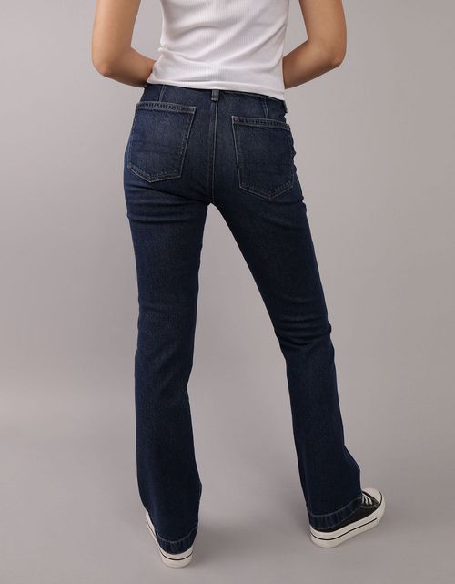 Jean Clásico con corte en Bota Mujer AE