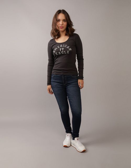 Jegging Tiro Alto Curvy Mujer AE