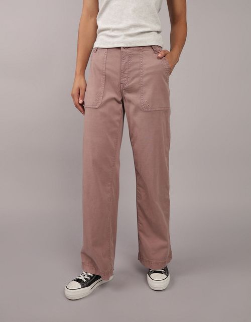 Pantalón Tiro Alto Holgado Mujer AE