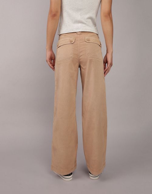 Pantalón Tiro Alto Holgado Mujer AE