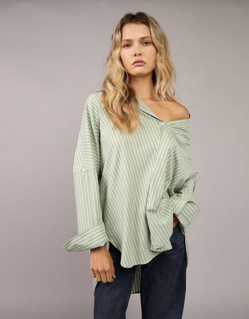 Camisa AE manga larga para mujer
