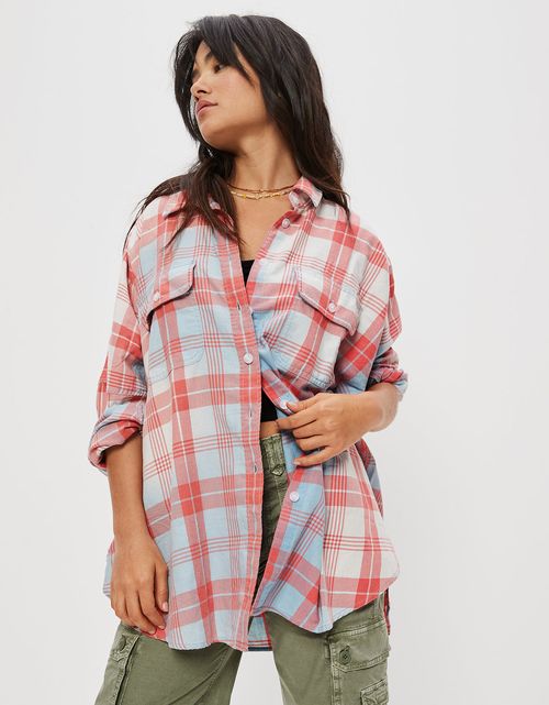 Camisa Ae de franela para la playa