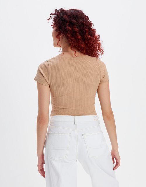 Camiseta Ae henley con cuello redondo