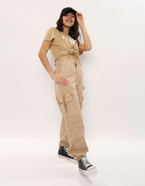 Jogger Ae convertible de cintura alta