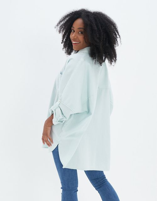 Camisa AE oversized de botones playera