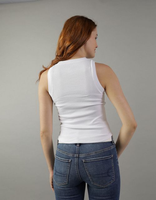 Camiseta AE de cuello alto en felpa suave