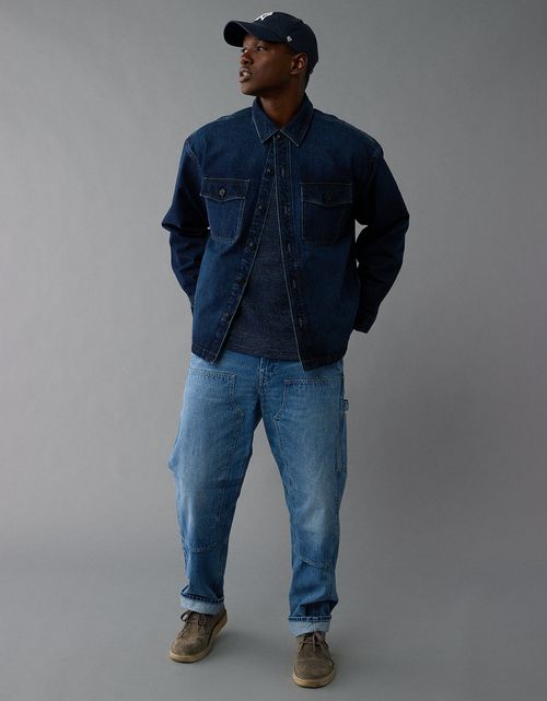 Chaqueta Denim Manga Larga Hombre AE