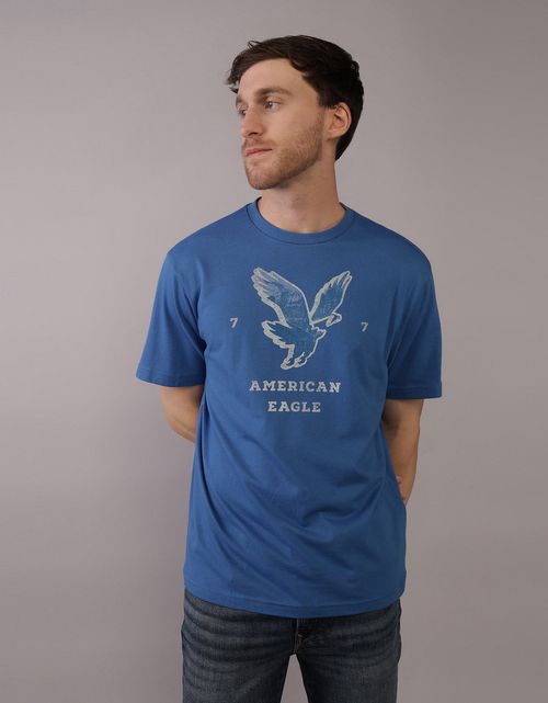 Camiseta con Gráfico Manga Corta Hombre AE