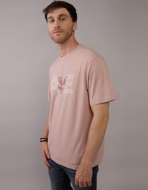 Camiseta con Gráfico Manga Corta Hombre AE