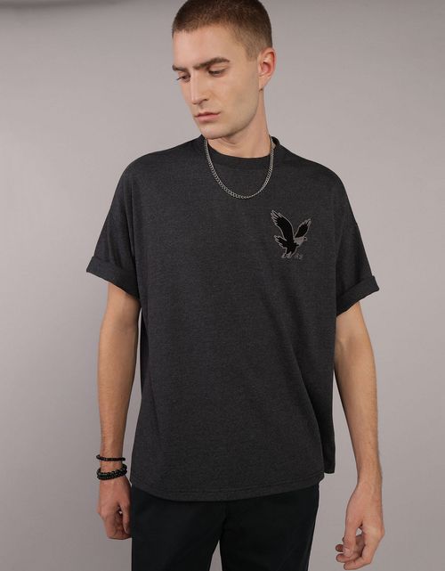 Camiseta con Gráfico Manga Corta Hombre Ae